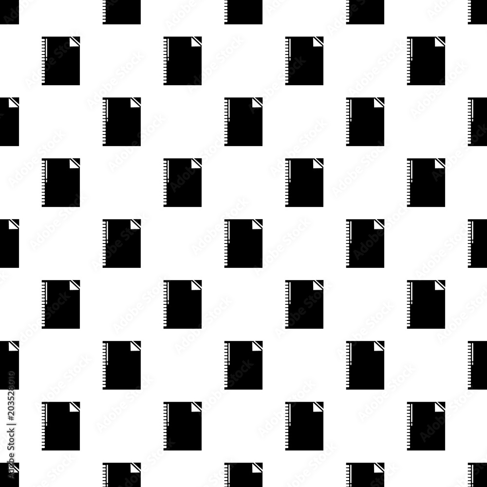 Poster notebook pattern vector seamless repeating for any web design