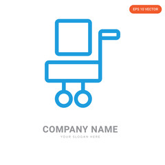 Desk chair company logo design