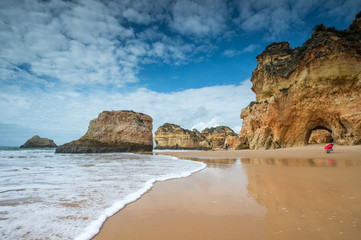 Praia dos Tres Irmaos, Algarve, Portugal