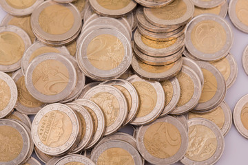 euro coins