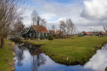 Fototapeta na wymiar Zaanse Schans village