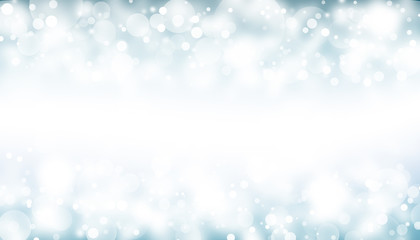 Blue glitter sparkles rays lights bokeh Festive Elegant abstract background.