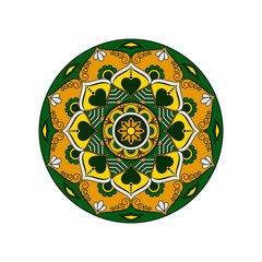 Mandala. Round ornament floral pattern. Decorative element. Oriental motif.