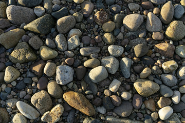 Seaside pebble texture image no.3