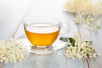 Elder flower tea.