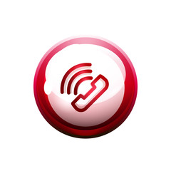 Phone support call center button