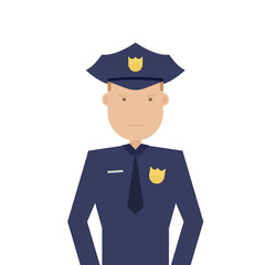 police officer portrait