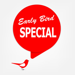 early bird special poster