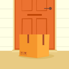 Box at door