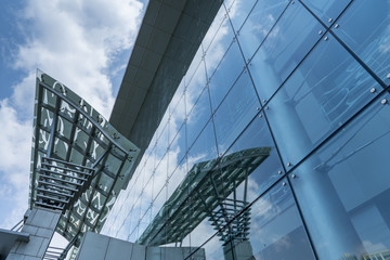 Windows of skyscrapers in London City