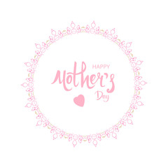 Obraz premium Happy Mother's Day. Vector Illustration.