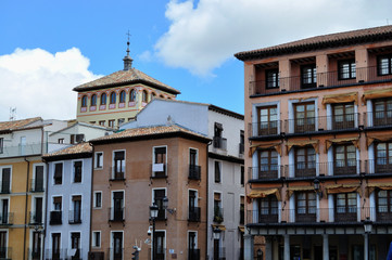 Fototapeta na wymiar Plaza de Zocodover en Toledo, Castilla la Mancha