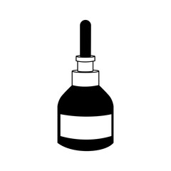 Medicine bottle isolated vector illustration graphic design