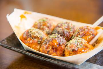 ・たこ焼き・食べ物・出来立て