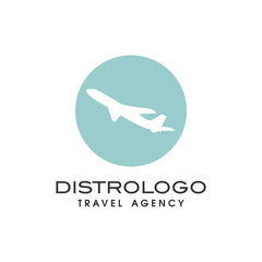 travel agency logo vector template. Holiday logo template vector icon 