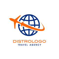 travel agency logo vector template. Holiday logo template vector icon 