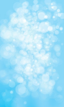 Vector blue lights  background. Sky background.