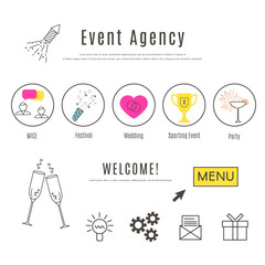 Event Agency Web Design Template