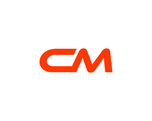 cm letter logo - obrazy, fototapety, plakaty