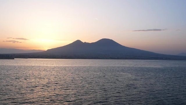 sunrise in the Gulf of Naples