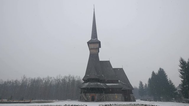Wooden church in Sapanta 