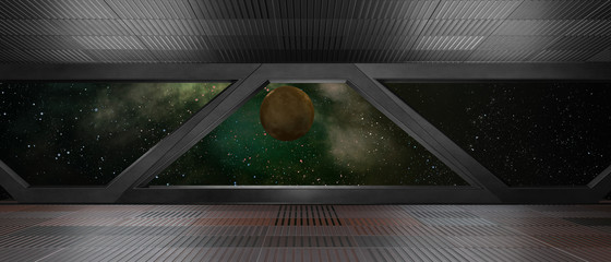 Space environment, ready for comp of your characters.3D rendering © Natalia80