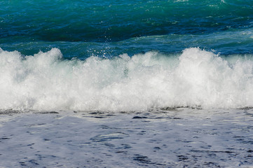 Cartagena in Spain. Wave