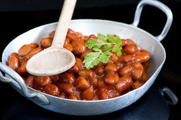 haricots à la tomate