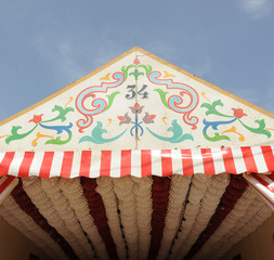 Caseta en la Feria de abril, Feria de Sevilla, España