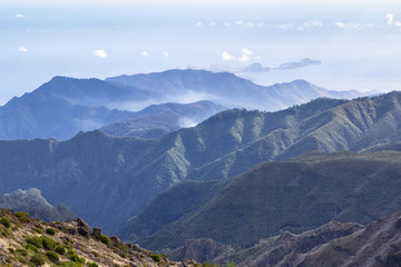 Fototapeta premium Mountain landscape on Madeira, Portugal