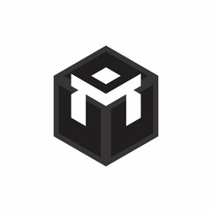 M letter logo design for icon, web, technology, and corporate