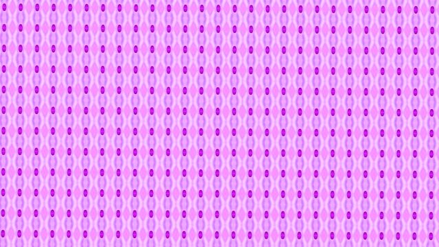 Fondo de animación de movimiento abstracto en estilo árabe con patrones cambiantes, el patrón cambia continuamente la forma y el color púrpura y rosa con lunares