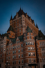 Fototapeta premium Frontenac castle in quebec city