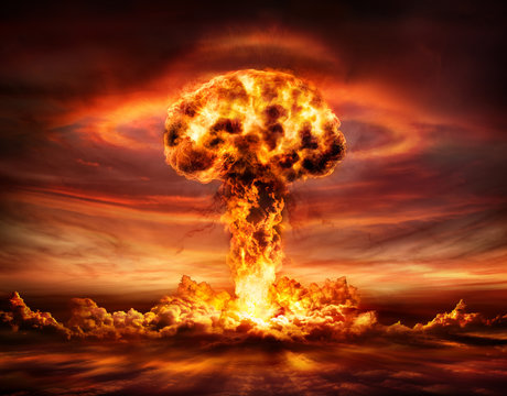 Nuclear Bomb Explosion -  Mushroom Cloud
