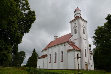St Laurynas Church is a sacral and architectural monument in Videniškiai, Lithuania