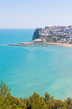 Pescichi, Apulia - Mediterranean Sea around the harbor of Pescichi