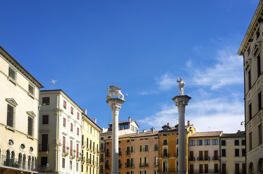 Vicenza Piazza dei Signori. Color image