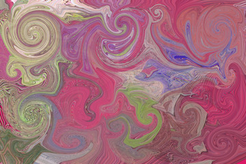 Abstract pixel twirls effects for background or texture Painting, creative, illustration & artwork.