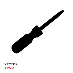 screwdriver. vector illustration
