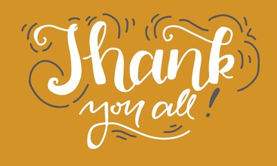 Hand lettering for your design 