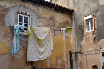 Drying laundry / Wäsche trocknen