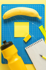 Set of school and preschool childrens accessories