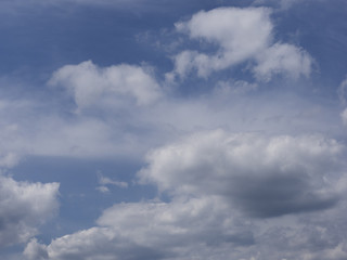 Fototapeta na wymiar Wolken im Himmel