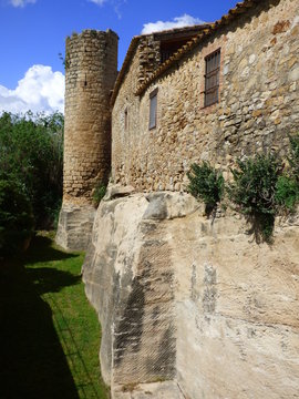 Peratallada, pueblo del Emporda  en Girona, Costa Brava (Cataluña,España).