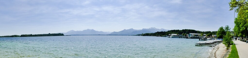 Panorama Seepromenade Chiemsee