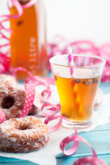 Sugar donuts and sima - 203591828