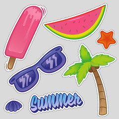 Summer time set sticker