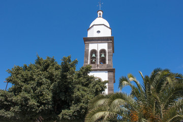 Obraz premium Iglesia de San Ginés de Arrecife Lanzarote Kanaren island Spain