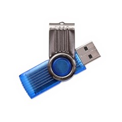 USB flash drive isolated on white background