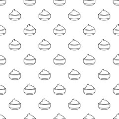 Ice cream pattern vector seamless repeating for any web design